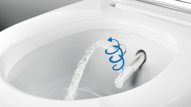 Geberit WhirlSpray shower technology
