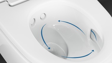 The odour extraction unit on the Geberit AquaClean Mera Comfort shower toilet