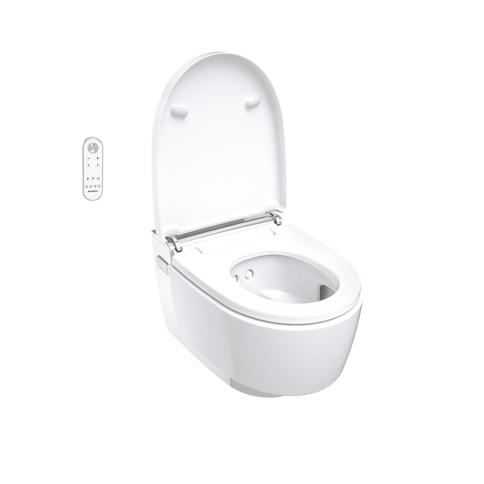 Geberit AquaClean Mera with open lid