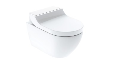 Geberit AquaClean Tuma Classic with design cover in white